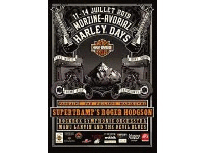 - été 2019 - Harley Days Morzine-Avoriaz pour 4 jours de fête à Avoriaz 1800 du 11 au 14 juillet 2019